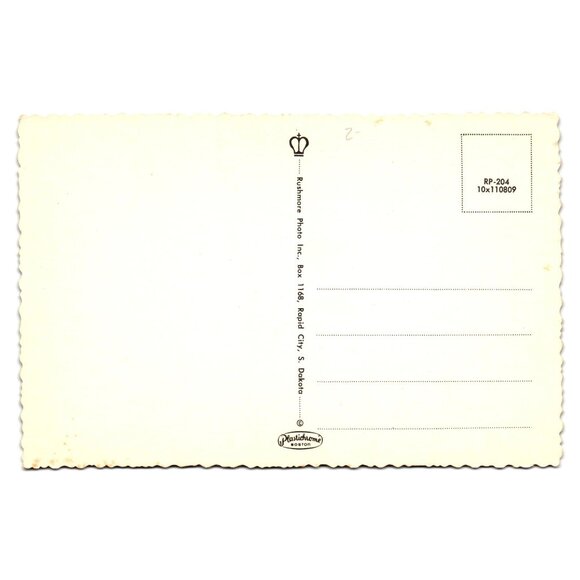 Mount Rushmore Profile Washington Postcard Rapid City South Dakota Photo Tourism - Picture 2 of 2